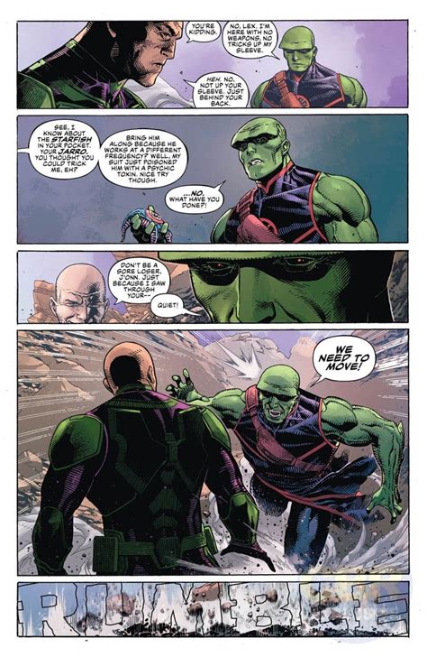 martian manhunter and lex luthor