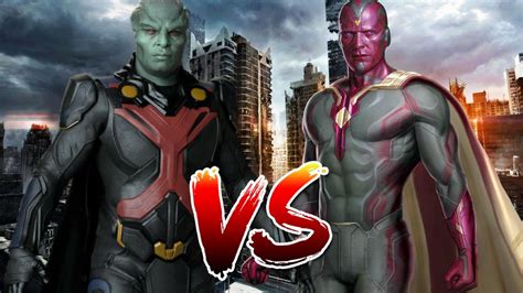 martian manhunter vs vision