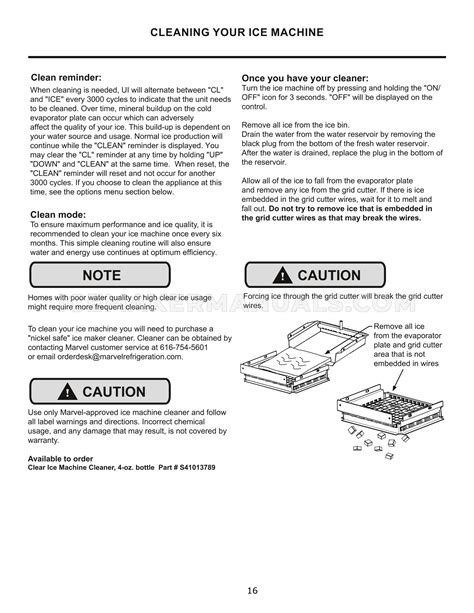 marvel 15imww owners manual Doc