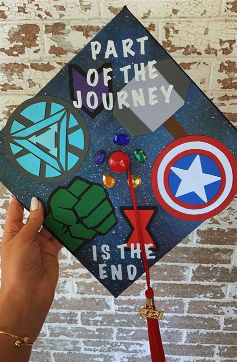 marvel graduation caps