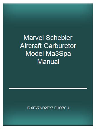 marvel schebler ma3spa manual Ebook Reader