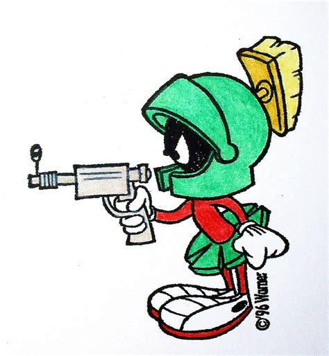 marvin the martian shading