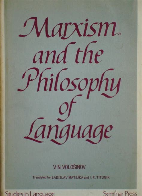 marxism and the philosophy of language Kindle Editon