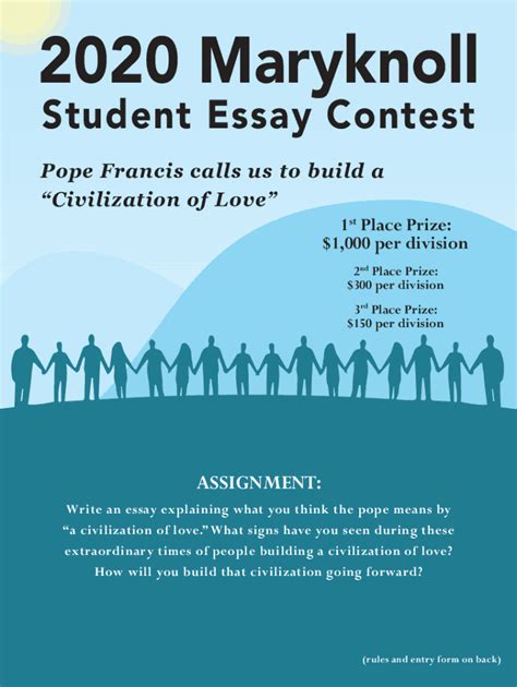 maryknoll essay contest 2014 PDF