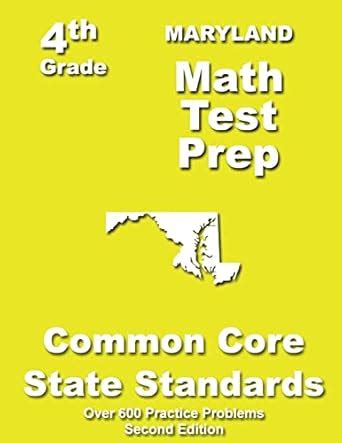 maryland 4th grade math test prep common core learning standards Kindle Editon