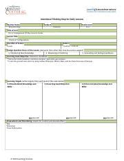 marzano intentional thinking map for daily lessons Kindle Editon