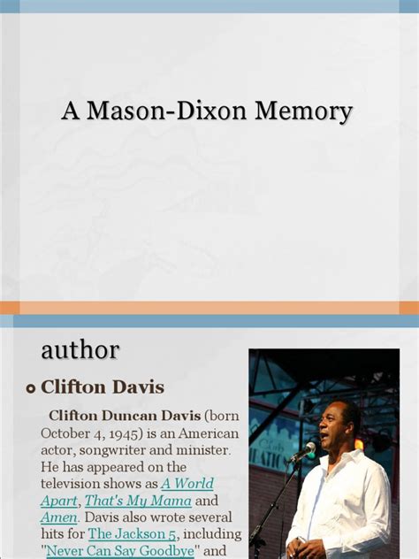 mason dixon memory short summary Ebook Kindle Editon
