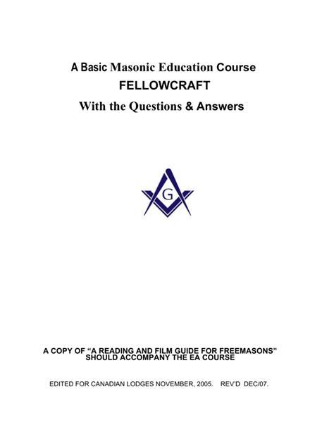 masonic questions and answers Kindle Editon