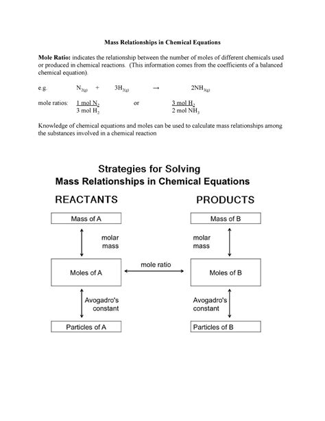 mass and mole relationships in a chemical reaction lab answers Epub