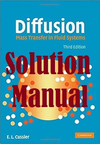 mass transfer cussler solutions manual Reader