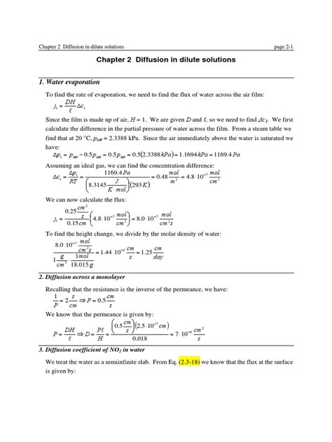 mass transfer cussler solutions manual Reader