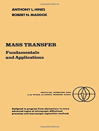 mass transfer fundamentals and applications hines solutions Kindle Editon