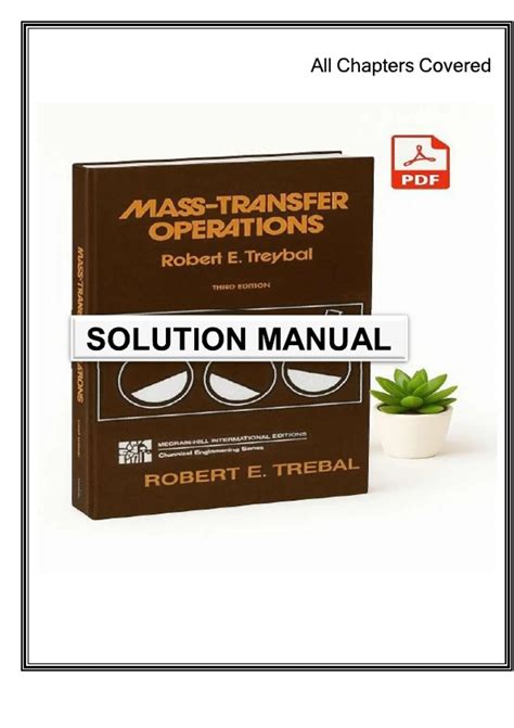 mass transfer operations treybal solution manual Kindle Editon
