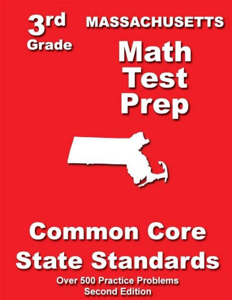 massachusetts 3rd grade math test prep common core standards Kindle Editon