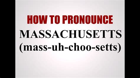 massachusetts pronunciation audio