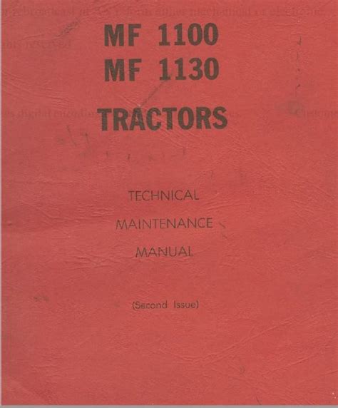 massey ferguson 1130 service manual Kindle Editon