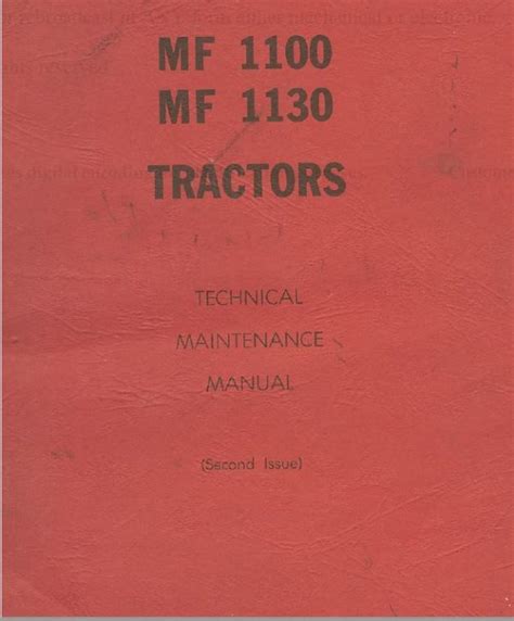 massey ferguson 1130 service manual Kindle Editon