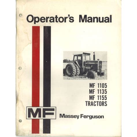 massey ferguson 1135 operator manual Reader