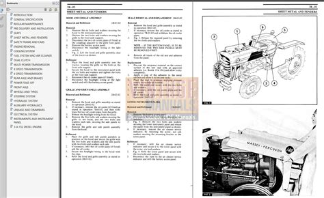 massey ferguson 135 manual pdf PDF