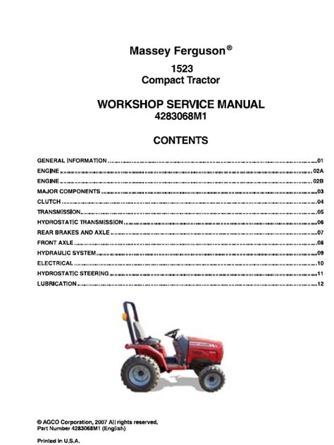 massey ferguson 1523 parts manual pdf Doc