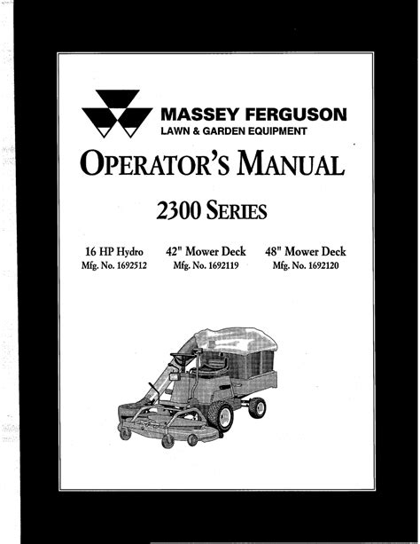 massey ferguson 36 operating manual PDF