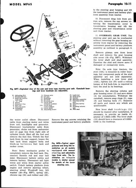 massey ferguson 65 service manual PDF