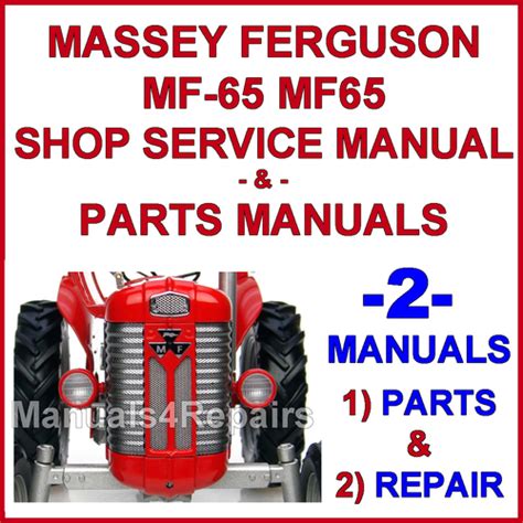 massey ferguson mf 65 operators manual PDF