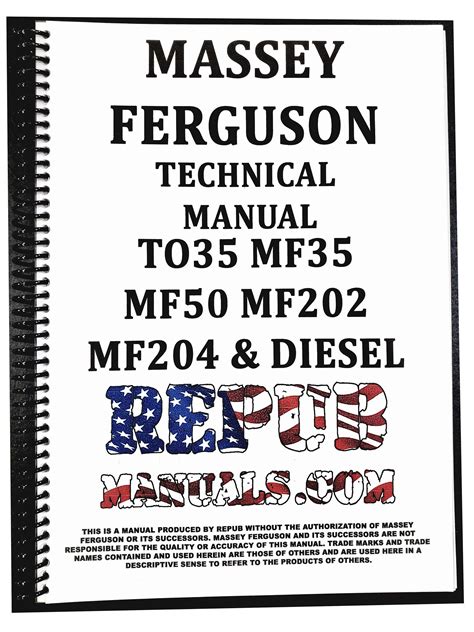 massey ferguson to35 service repair manual Reader