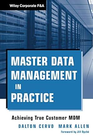 master data management in practice achieving true customer mdm PDF