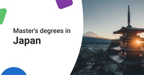 master degree in japan