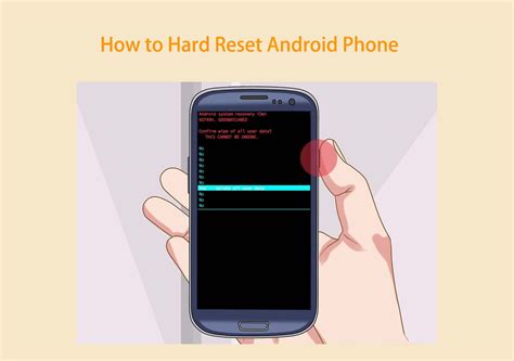 master reset android phone Reader