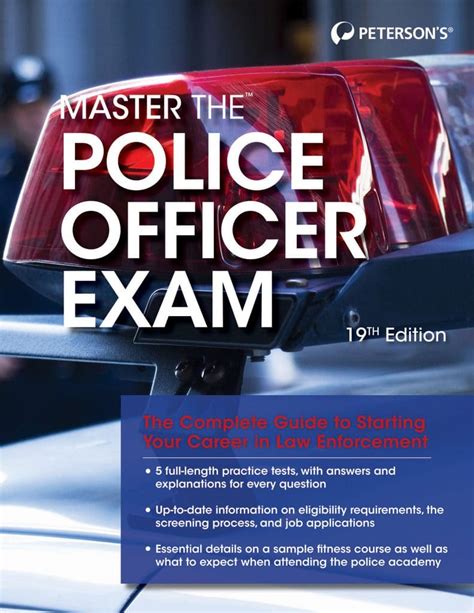 master the police officer exam five practice tests Reader