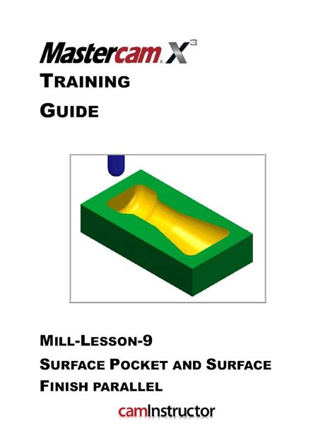 mastercam router x4 manual pdf PDF