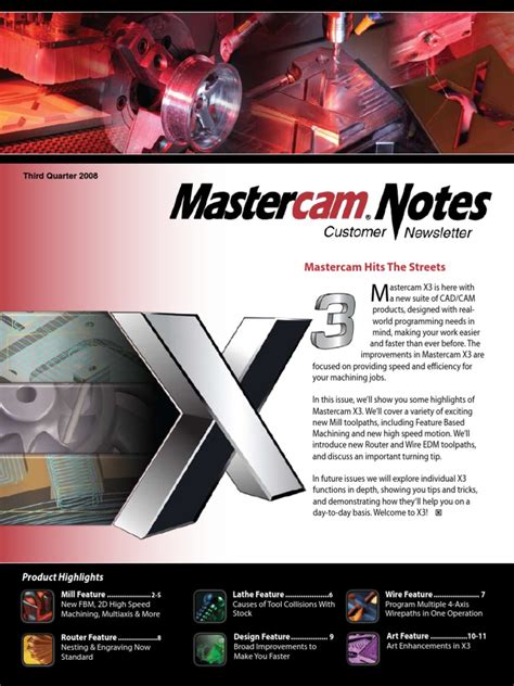 mastercam x3 manual book pdf Reader