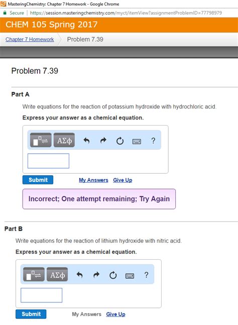 mastering chemistry homework answers chap 7 Epub