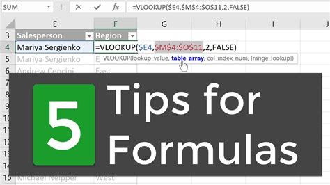 mastering excel formula tips and tricks PDF