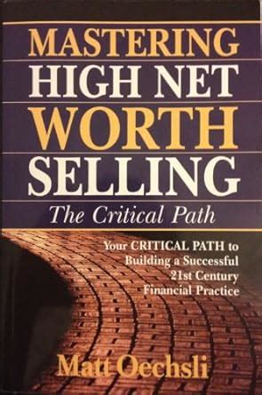 mastering high net worth selling the critical path Kindle Editon