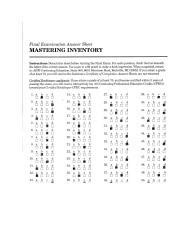 mastering inventory final exam answers PDF