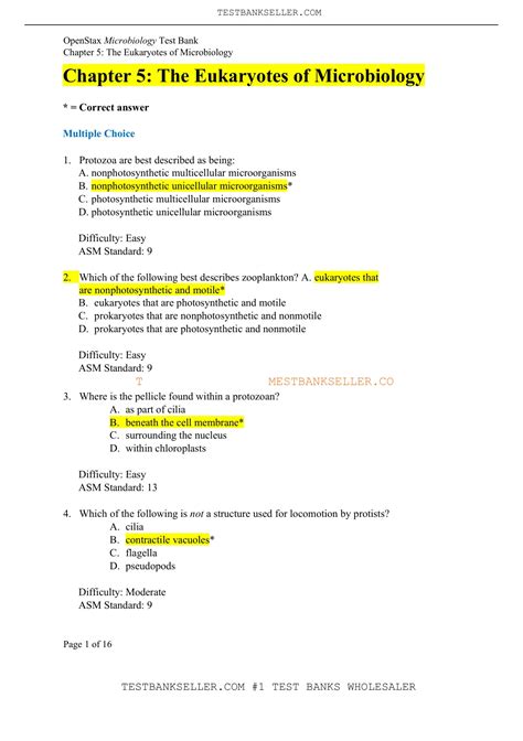 mastering microbiology chapter 5 answers Doc