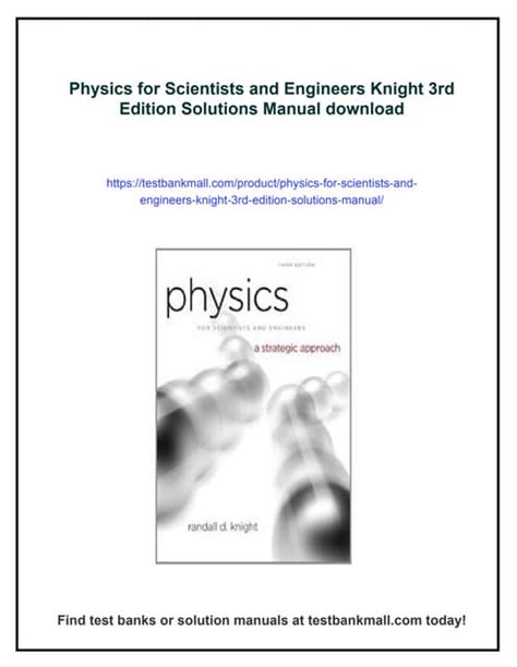mastering physics solutions manual knight 3rd edition Epub