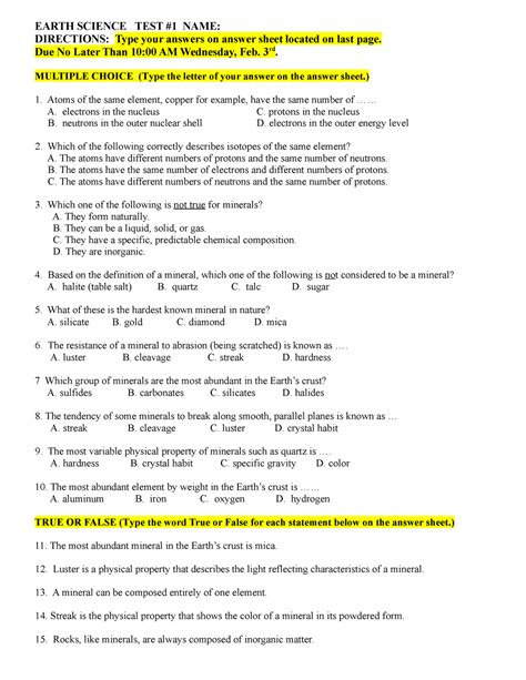 mastering the mississippi science test answer key Epub