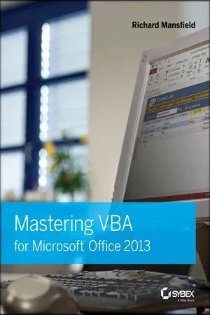 mastering vba for microsoft office 2013 Reader