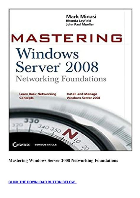 mastering windows server networking foundations Doc