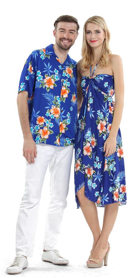 matching aloha shirts and dresses