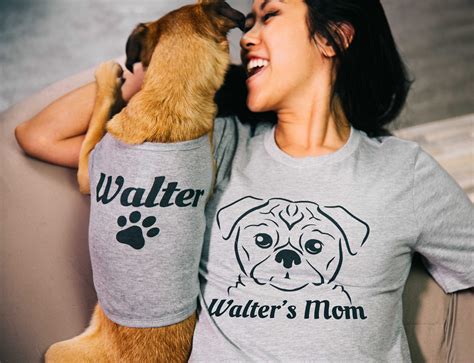 matching dog and owner shirts