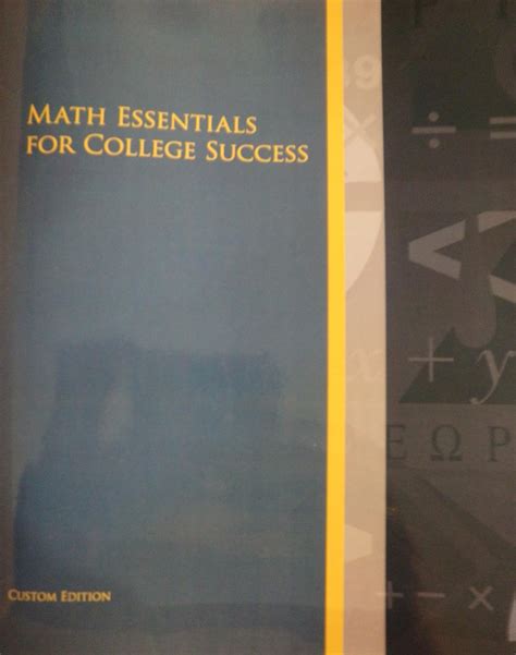 math essentials for college success access code pdf Epub