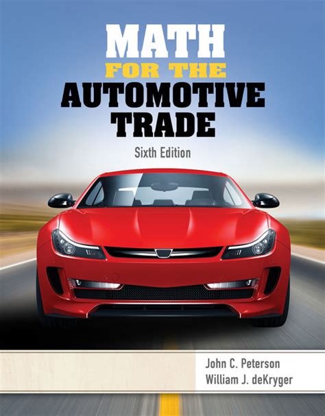 math for the automotive trade paperback Kindle Editon