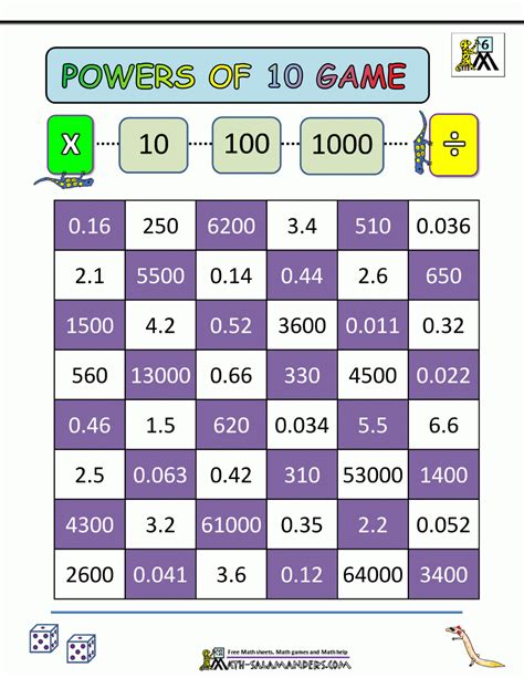 math games for 6th graders