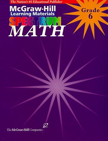 math grade 6 mcgraw hill spectrum math Reader