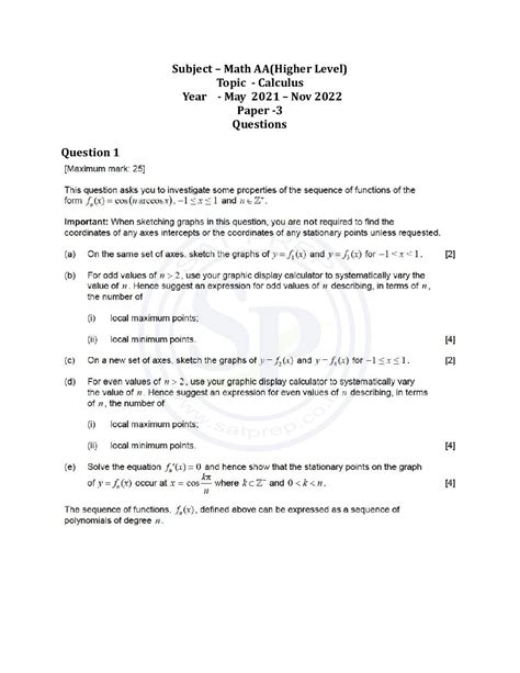 math ib hl paper 3 2013 Kindle Editon